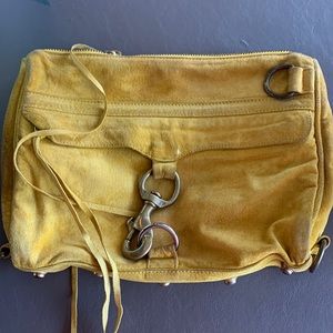 Rebecca Minkoff stud clutch - yellow